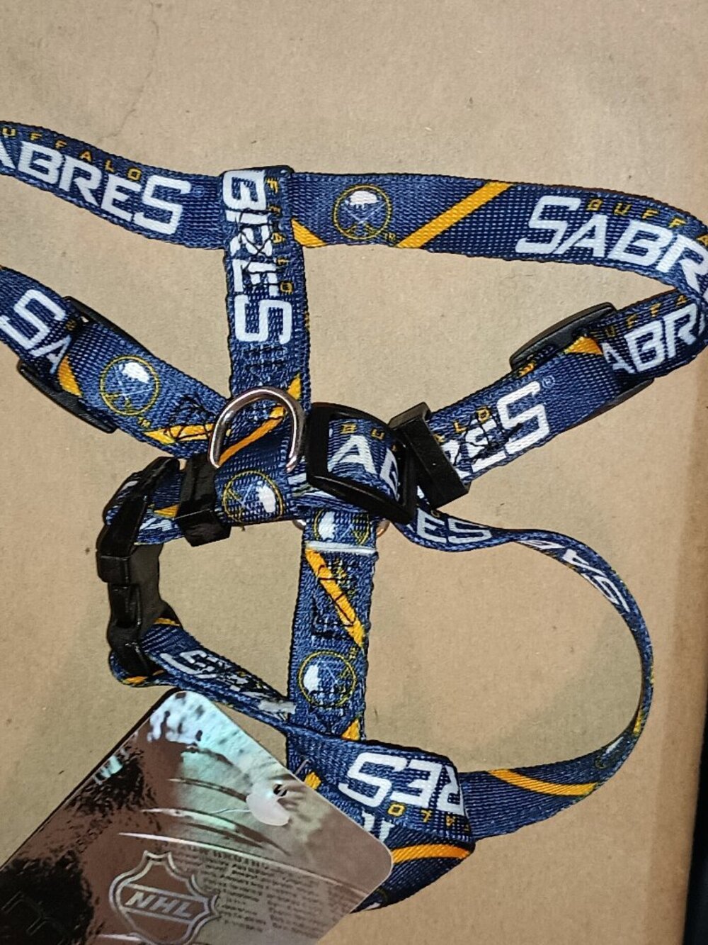 NEW Buffalo Sabres  NHL Adjustable Dog Harness XS